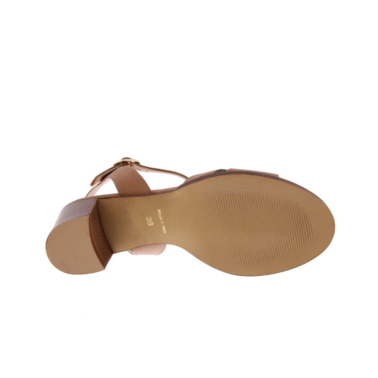 Les Venues sandalen cognac 5