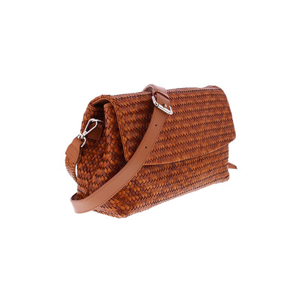 Allan K shoulder bag cognac