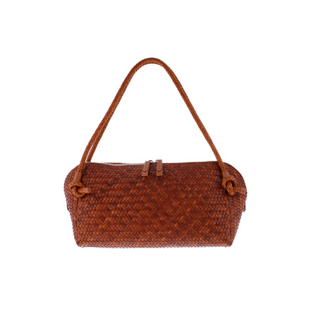 Allan K schultertasche cognac