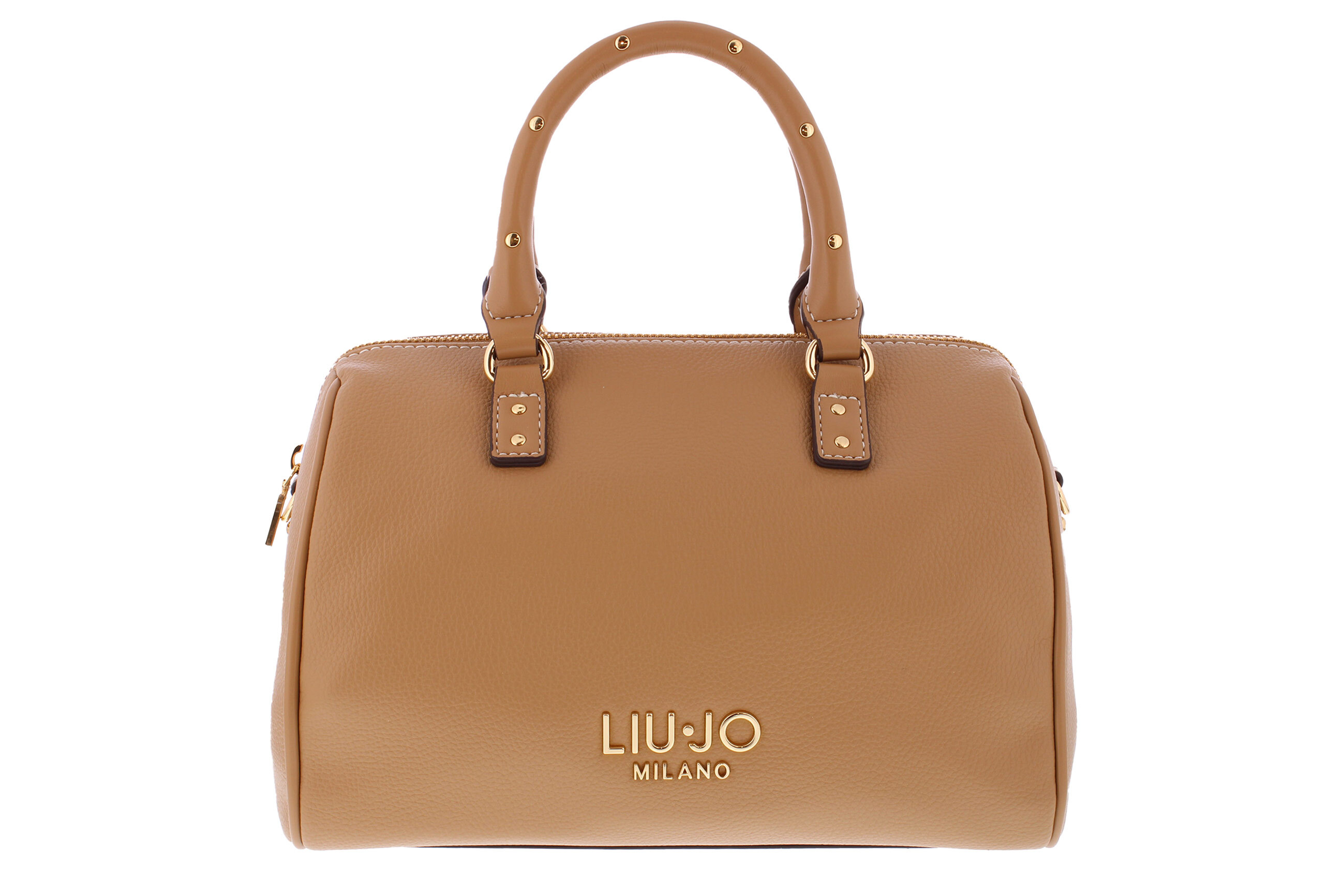 Liu Jo 2F3099 Totebag fakefur check beige 40x30x15 cm met artikelnummer 2F3099-beige verkrijgbaar bij Beurskens schoenmode
