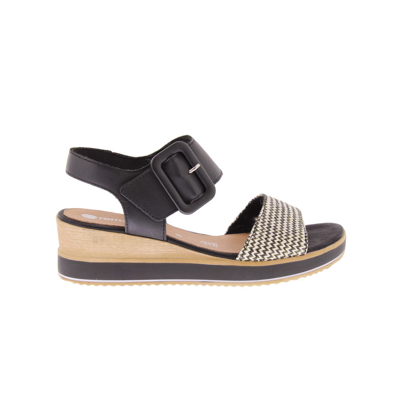Remonte sandalen zwart 1