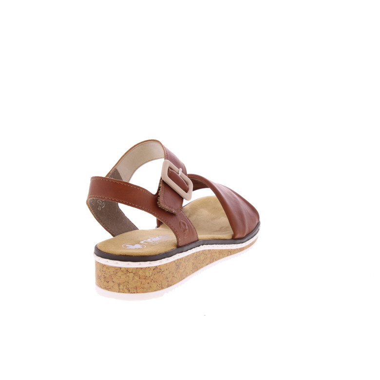 Rieker sandals cognac 4