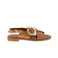 Frau sandalen camel 1