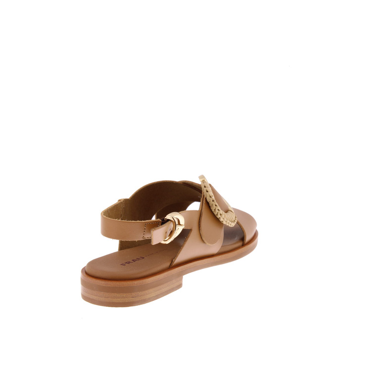 Frau sandalen camel 4