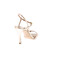 Malori&del Prete 94 sandalen goud 4