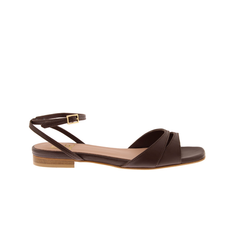 Malori&del Prete 94 sandalen bruin 1