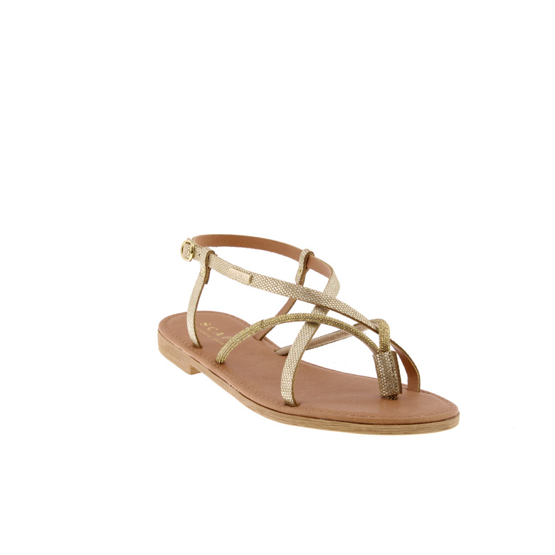 Scapa sandalen goud 2