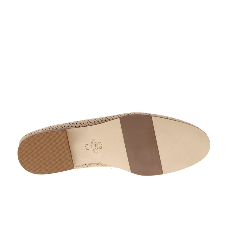 Pascucci mokassins & halbschuhe beige 5