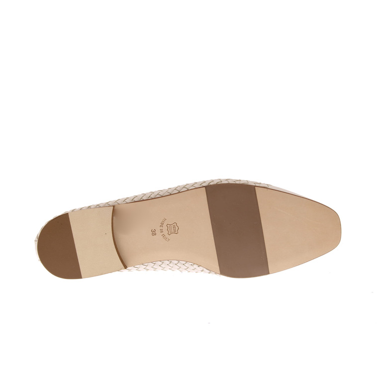 Pascucci mokassins & halbschuhe ecru 5