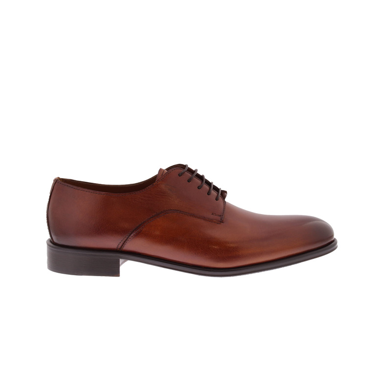 Flecs veterschoenen cognac 1