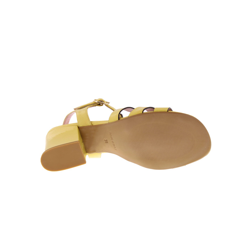 Les Venues sandalen geel 5