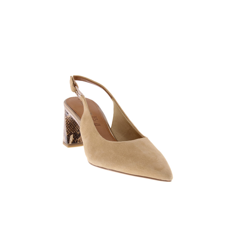 Tamaris slingbacks camel 2