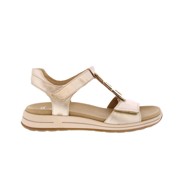 Ara sandals gold 1