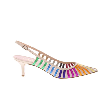 Gianmarco F. slingbacks multicolor