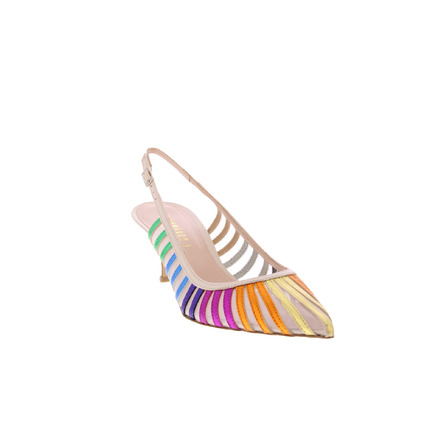 Gianmarco F. slingbacks multicolor