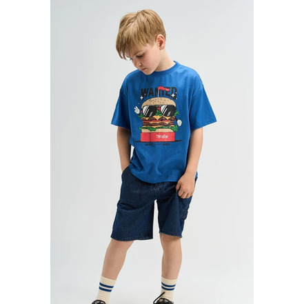 The New t-shirt blauw