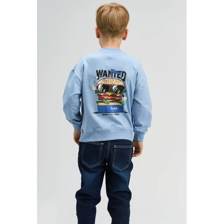 The New sweater blauw 3