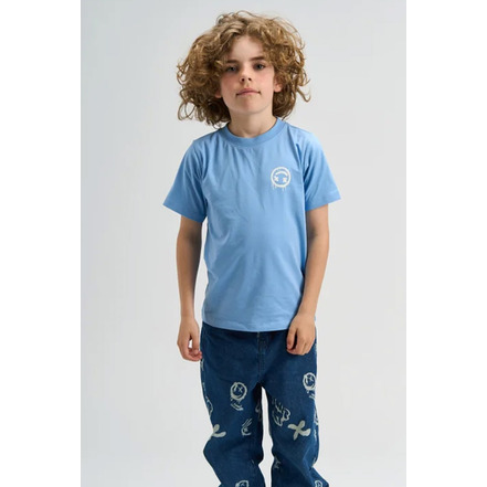 The New t-shirt blauw