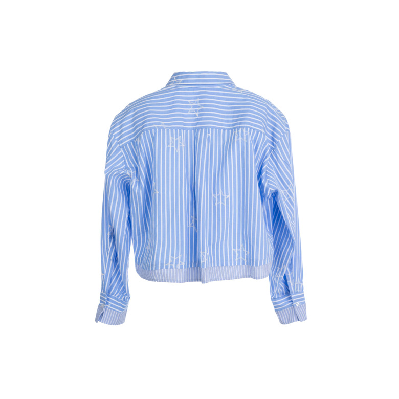 Dame Blanche chemisier bleu 2