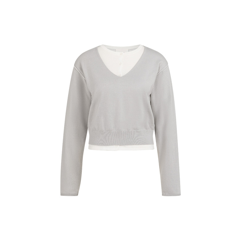 Yaya sweater grijs 1