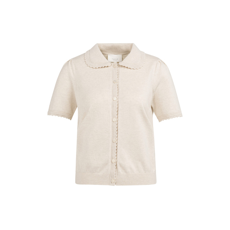 Yaya strickjacke beige 1