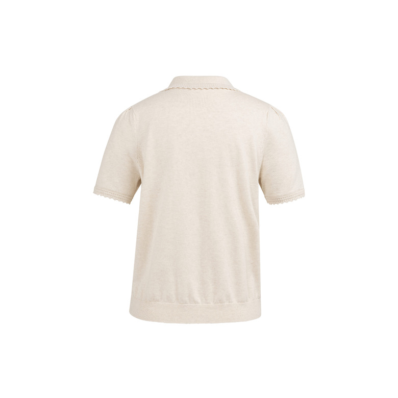 Yaya strickjacke beige 2