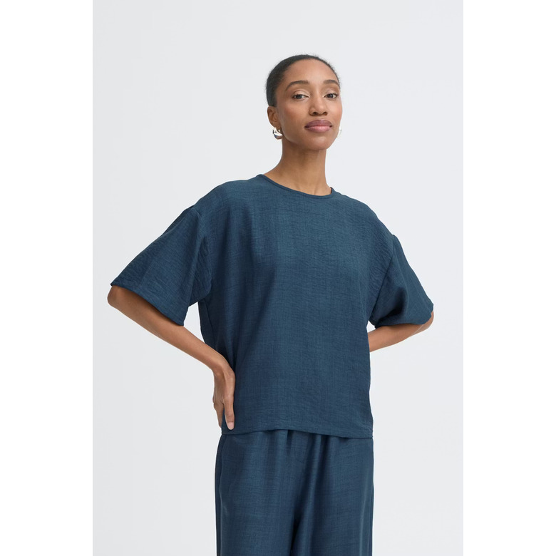 Ichi chemisier bleu 2