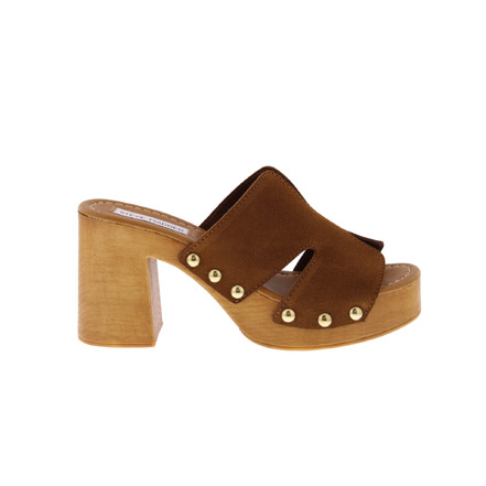 Steve Madden slippers cognac