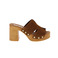 Steve Madden slippers cognac 1