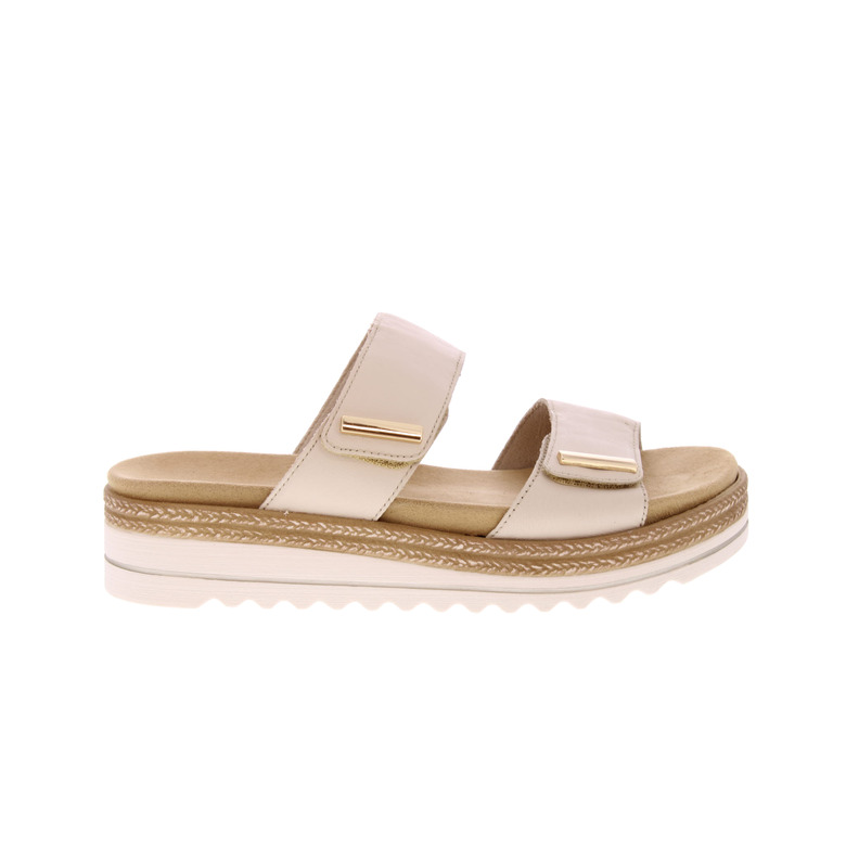 Remonte thong slippers ecru 1