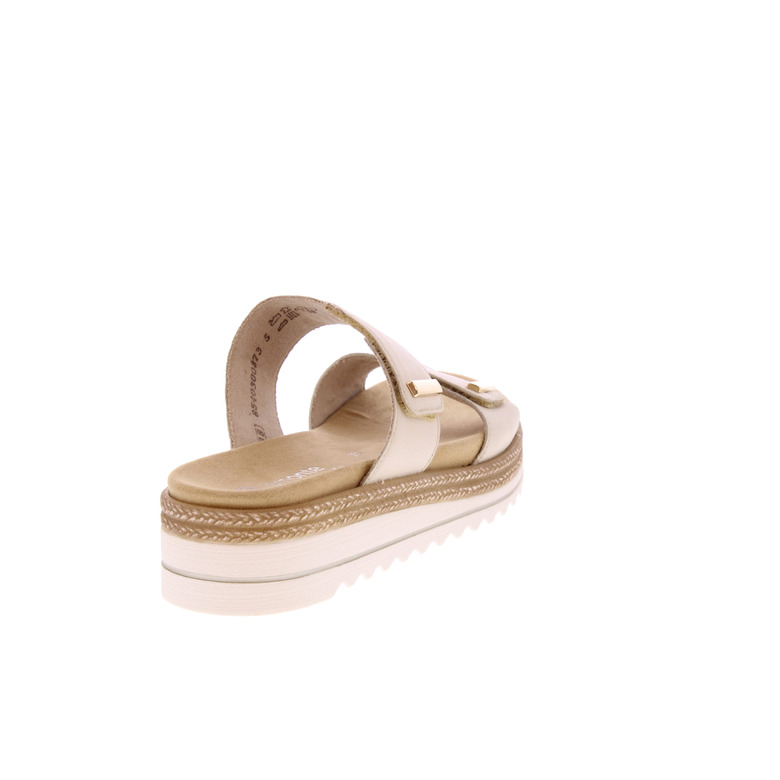 Remonte thong slippers ecru 4