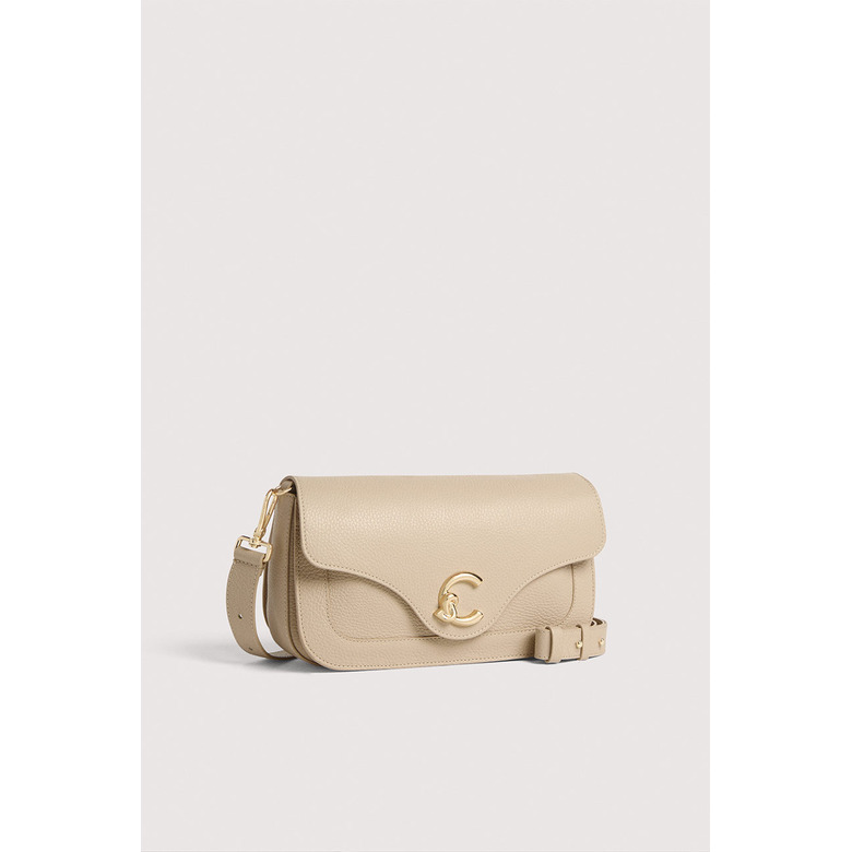 Coccinelle crossbody lightbrown 2