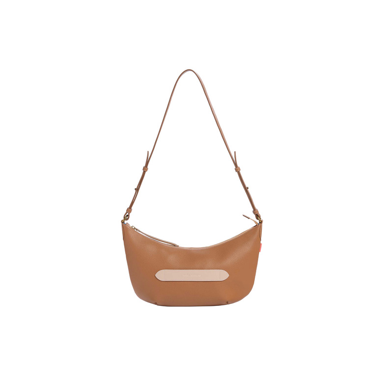 Marie Martens schoudertas camel 1