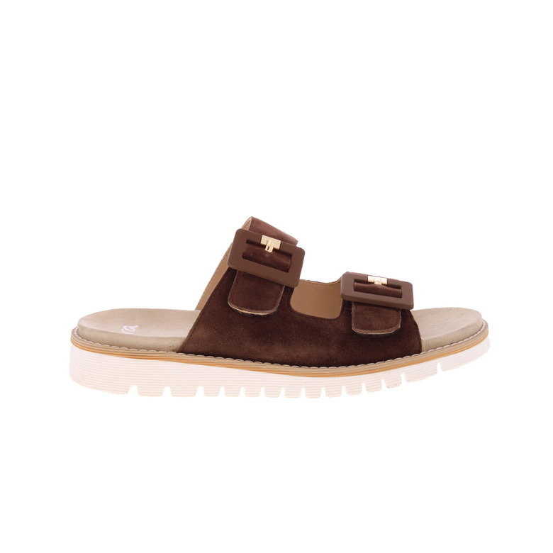 Ara thong slippers brown 1