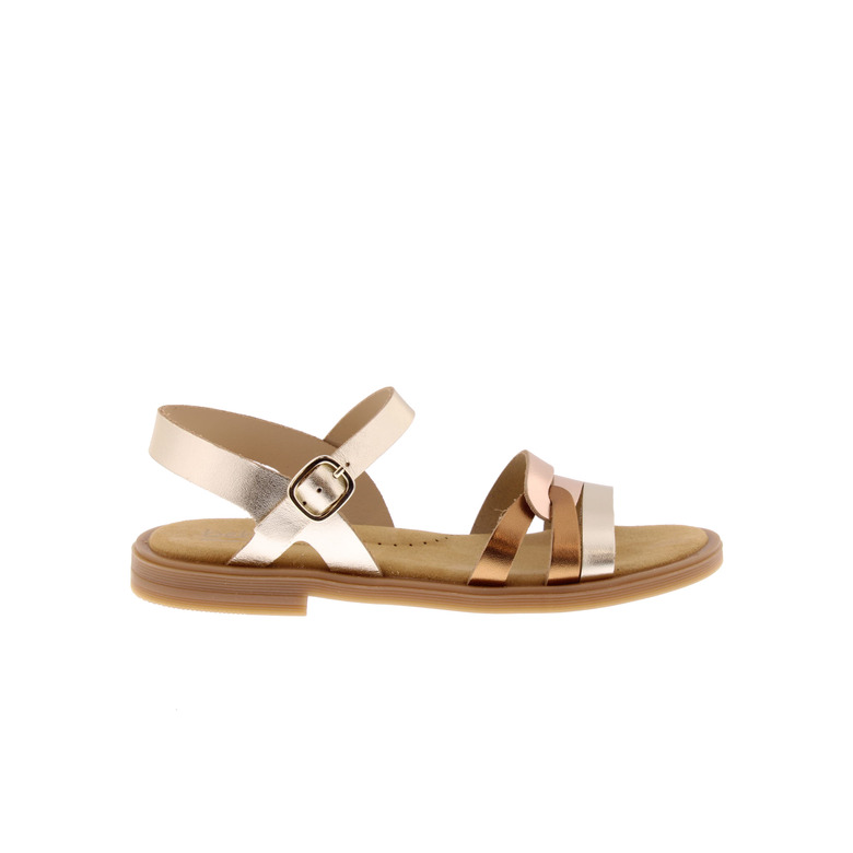 Beberlis sandalen gold 1