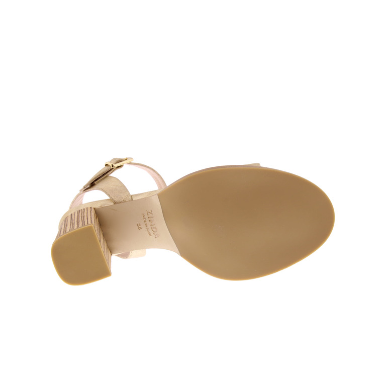 Zinda sandals gold 5