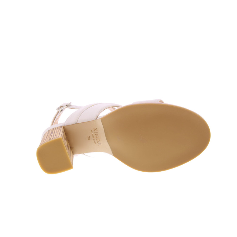 Zinda sandals white 5