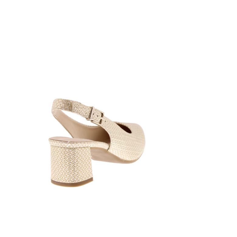 Gabor slingbacks gold 4