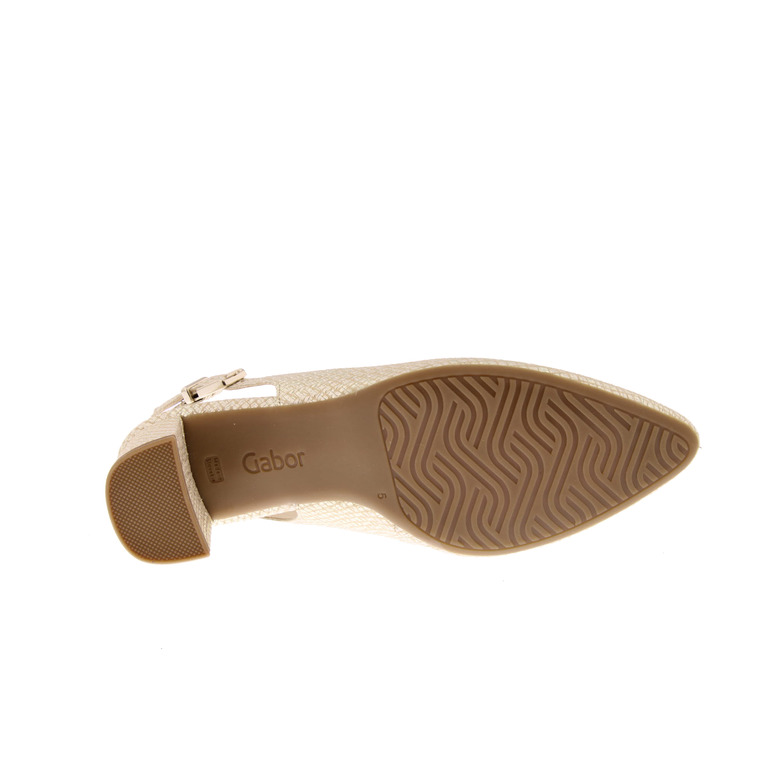 Gabor slingbacks gold 5