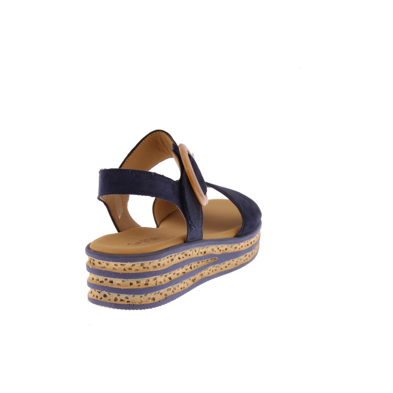 Gabor sandalen blau 4