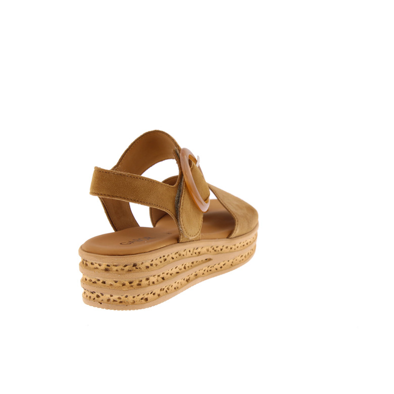 Gabor sandalen camel 4