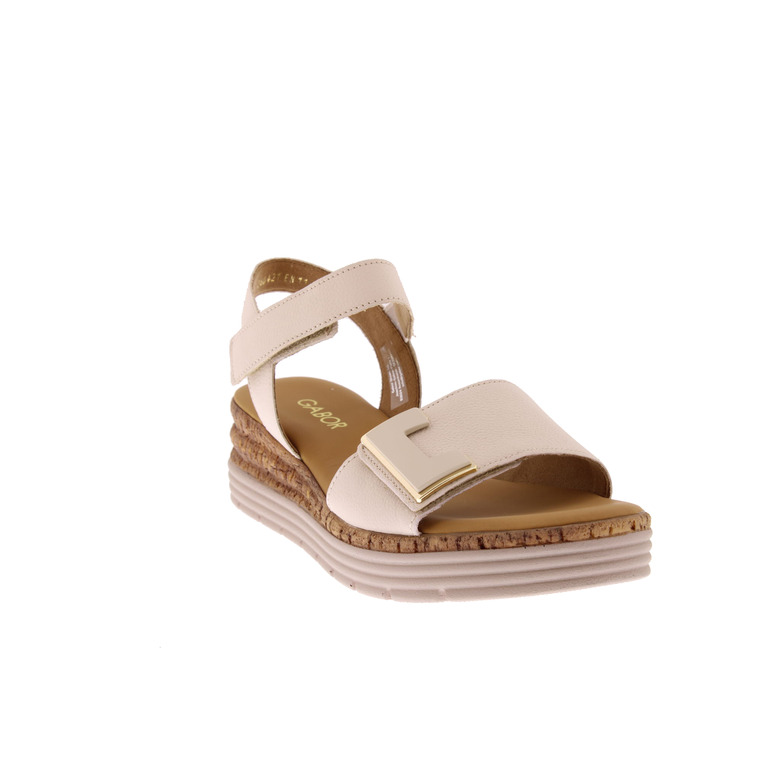 Gabor sandalen ecru 2