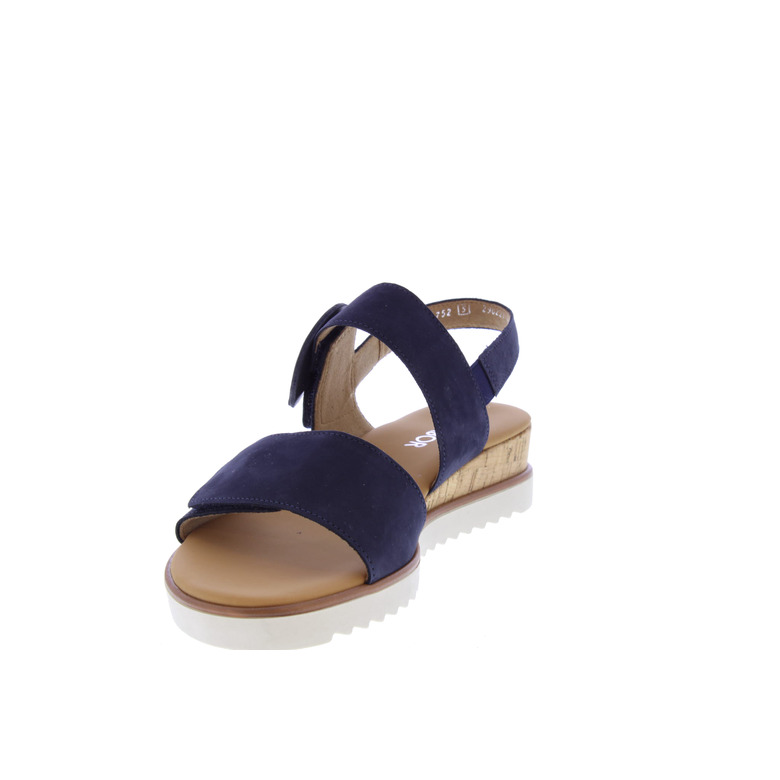 Gabor sandalen blau 3