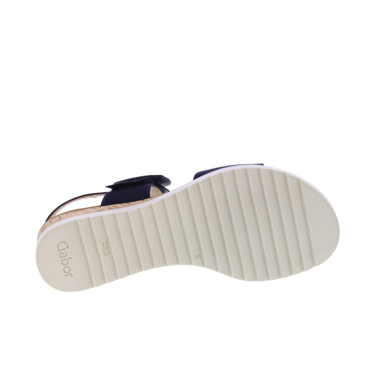 Gabor sandalen blau 5