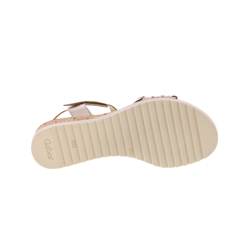 Gabor sandalen gold 5