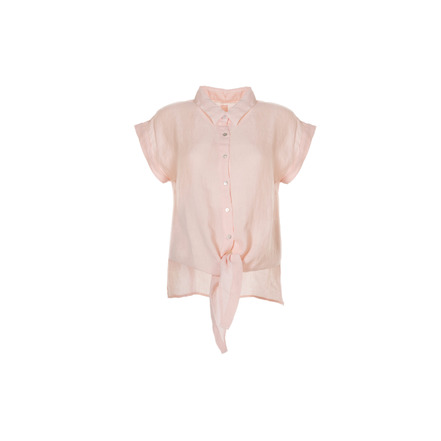 120%lino blouse pink