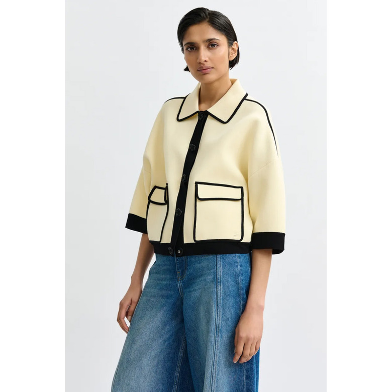 Essentiel cardigan ecru 2