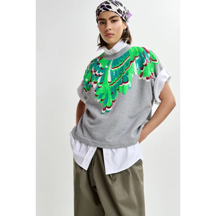 Essentiel sweater grijs