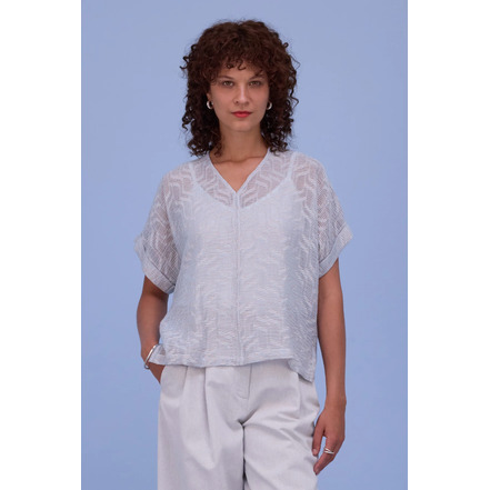 Nathalie Vleeschouwer blouse blauw