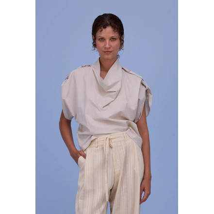 Nathalie Vleeschouwer blouse beige